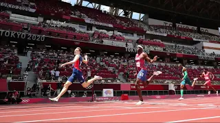 Karsten Warholm outduels Rai Benjamin in ‘the best race in Olympic history’