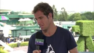 Richard Gasquet visits the Live @ Wimbledon studio