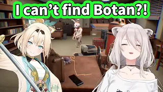 Botan achieves Sneak 100 vs Iroha in Propnight Collab [ENG Subbed Hololive]