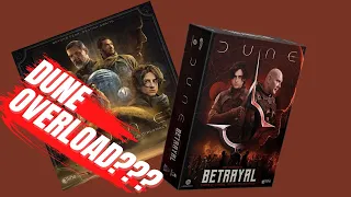 DUNE: BETRAYAL AND DUNE: A GAME OF CONQUEST AND DIPLOMACY BOARD GAMES
