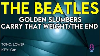 The Beatles - Golden Slumbers / Carry That Weight / The End - Karaoke Instrumental - Lower