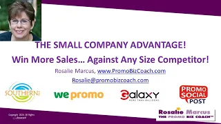 The Small Promo Company Advantage: How to Win More Sales Against Any Size Competitor