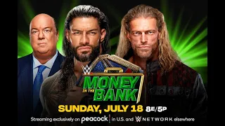 Roman Reigns Vs Edge - WWE Universal Championship (Money In The Bank 2021)