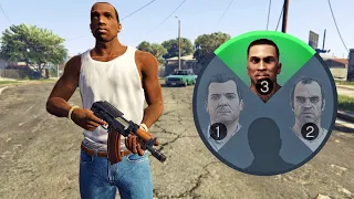 أخيرا فتحت سي جي في لعبة جي تي أي 5 | GTA V Play as CJ