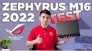 Test Hiệu năng ROG Zephyrus M16 (2022) - Chỉ 1.9Kg nhưng SIÊU MẠNH | LaptopWorld