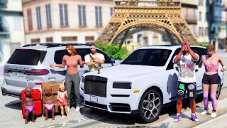 РЕАЛЬНАЯ ЖИЗНЬ В GTA 5 - ПОДАРИЛ ГАРВИНУ ROLLS ROYCE CULLINAN! ЛЕТИМ ВО ФРАНЦИЮ СЕМЬЯМИ! 🌊ВОТЕР