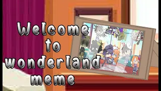 Welcome To Wonderland Meme || Ft. Afton Family || Gacha Club