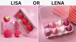 Lisa or Lina makeup and nails/would you rather,daily quiz,