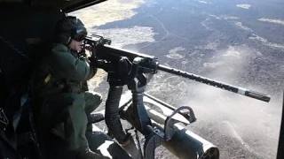 Helicopter Door Gunners in Action