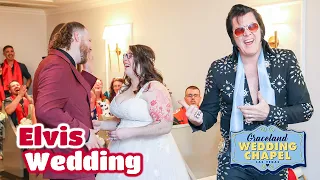 Kyle & Jamie's Elvis Wedding in Las Vegas | Graceland Chapel