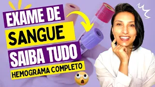 EXAME DE SANGUE Hemograma Completo - Aula Completa - biomedicina -biologia