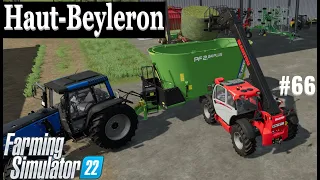 Making Total Mixed Ration (TMR) #66 | Haut-Beyleron Farming Simulator 22 | FS22