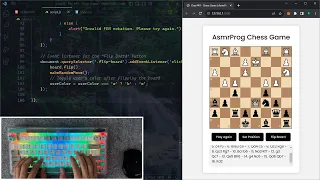 ASMR Programming - Chess Game Coding (VS Computer) - No Talking