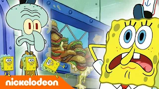 SpongeBob | Nickelodeon Arabia | مشكلة في "كراستي كراب" | سبونج بوب