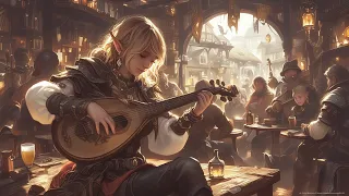 Relaxing Medieval Music - Deep Sleep Music, Bard/Tavern Ambience, Fantasy Medieval Market