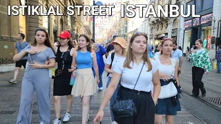 Istanbul Turkey Walking Tour 2023 | Istiklal Caddesi | Istiklal Street | Taksim Istiklal | 4k