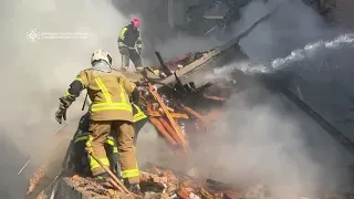 Ліквідація наслідків ворожих обстрілів у м. Києві