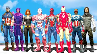 Marvel Avengers Battle Royale - All Superheroes Fight Epic Battle