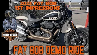 2022 Fat Bob Test Ride & First Impressions - How Does It Handle At 100 MPH