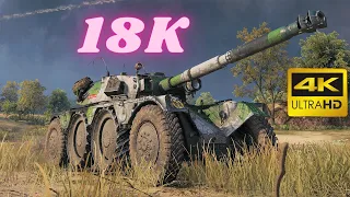 Panhard EBR 105 18K Spot + Damage 5 Kills  World of Tanks #WOT Tank Game