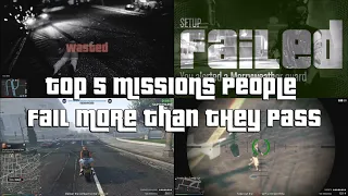 GTA Online Top 5 Missions That People Fail More Than They Pass