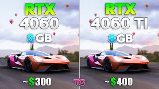 RTX 4060 vs RTX 4060 Ti - Test in 10 Games