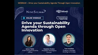 Drive your Sustainability Agenda through Open Innovation