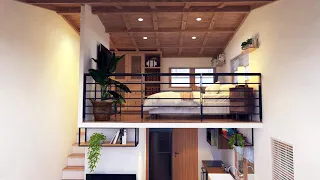 4 x 6 Meter House with Loft ( 258 Sqft )