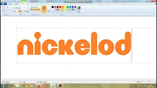 How To Draw Nickelodeon Logo In MS Paint