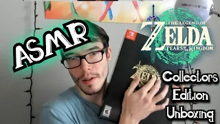 (ASMR) The Legend Of Zelda: Tears Of The Kingdom (Collectors Edition Unboxing)