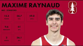 Maxime Raynaud - Stanford - 2023-24 Transfer Portal Highlights