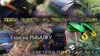 Рыбалка не УДАЛАСЬ | ЗАСТРЯЛ в Лесу    |  VOLVO XC90 Не ТАЩИТ | НИВА РУЛИТ |