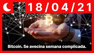 Bitcoin. Se avecina semana complicada.