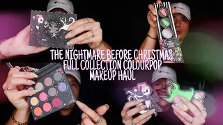 ASMR UNBOXING MAKE UP - THE NIGHTMARE BEFORE CHRISTMAS COLOURPOP COLLECTION (Whispering & tapping)