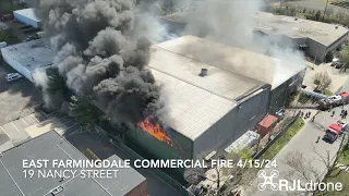 East Farmingdale Commercial Fire - 19 Nancy Street (Winter Bros.) - 4/15/24