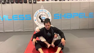 Back mount escape to the open side