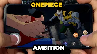 ONE PIECE AMBITION ESTÁ INCRIVEL DEMAIS - Novo jogo de One Piece para celular ( Project Fighter )