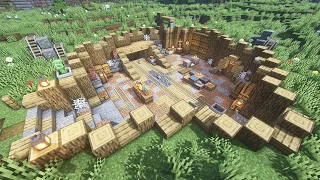 Minecraft: How to Build a Mining Base (Mine Entrance)