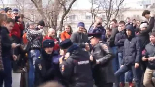 26.03.17 | Массовое задержание на митинге 'Он вам не Димон'  | Владивосток