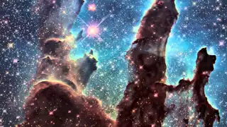 "Pillars of Creation" iconic image from Hubble 2015