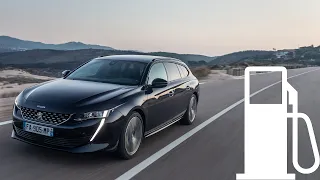 Peugeot 508 SW BlueHDi 180 EAT8: fuel consumption economy city highway l/100 km mpg :: 1001cars