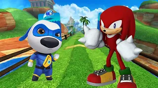 Talking Tom Hero Dash Vs Sonic Dash Android Gameplay (Android, iOS)