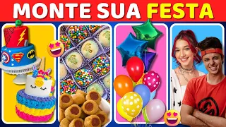 🎉 MONTE SUA FESTA DE ANIVERSÁRIO 🎂 Edição 2 | Jogo das Escolhas 🥳