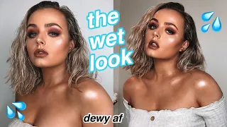 "WET & DEWY" MAKEUP, SKIN & HAIR | HOW TO GET THE ULTIMATE GLOW | Conagh Kathleen
