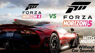 Forza Horizon 5 vs Forza Horizon 4 Gameplay - Perfect Graphics Comparison in 2021