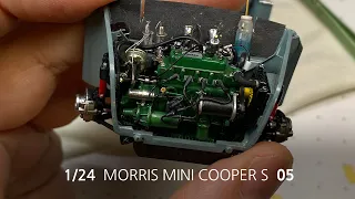 MORRIS MINI COOPER S 1/24 TAMIYA- part 5