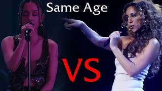 Mariah Carey Vs Ariana Grande - Same Age Vocal Battle (28 Years Old)