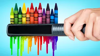 LIVE: Mind-Blowing Crayon Hacks You've Never Imagined!🌈✨