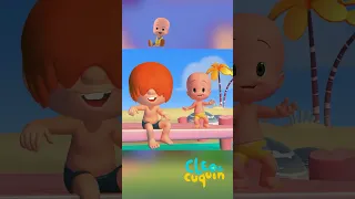The Cuquin finger family wishes you a happy summer #Childrensongs #CleoandCuquin #Shorts