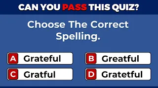 Spelling Quiz - CAN YOU SCORE 20/20? | Part #34